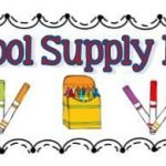 2024 Classroom Supply List